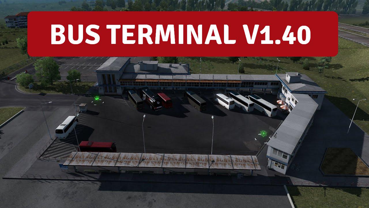 BUS TERMINAL PASSENGER MOD 1.40 ETS 2 mods