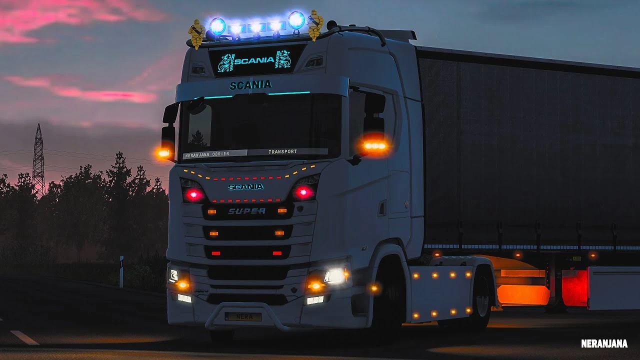 SCANIA MEGA LIGHT PACK & MORE LIGHTS ADDON 1.40 ETS 2 mods, Ets2 map, Euro truck simulator 2