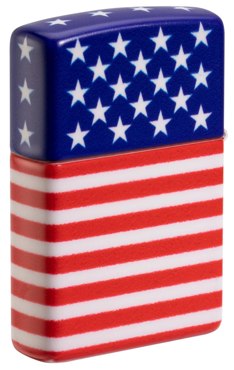 Turkey Creek Trading Company Inc. Zippo Stars and Stripes Flag Design