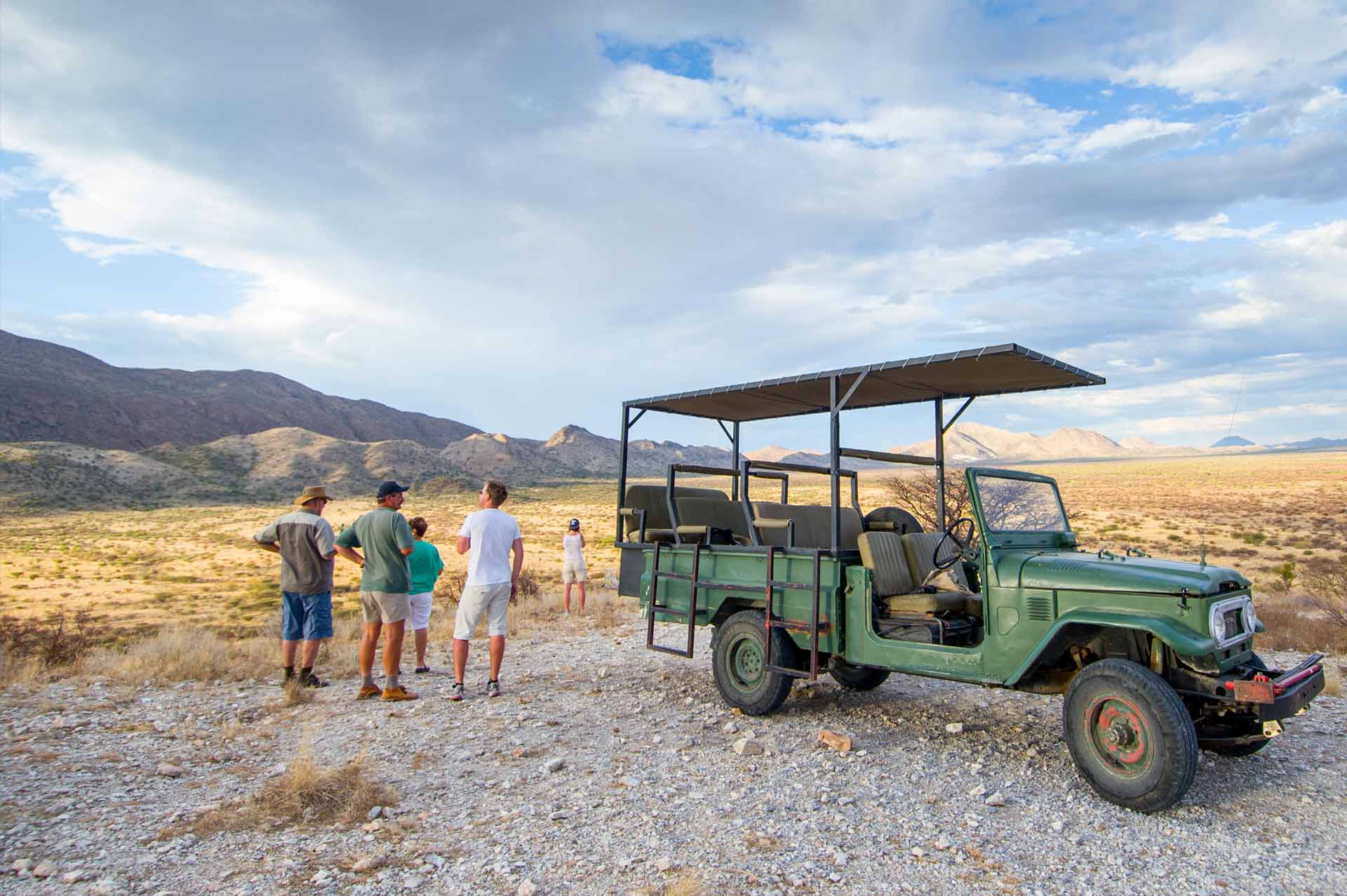 Game Drive Etusis Lodge Namibia