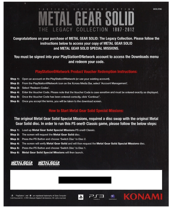 2022年最新海外 METAL GEAR SOLID THE LEGACY COLLECTION … asakusa.sub.jp