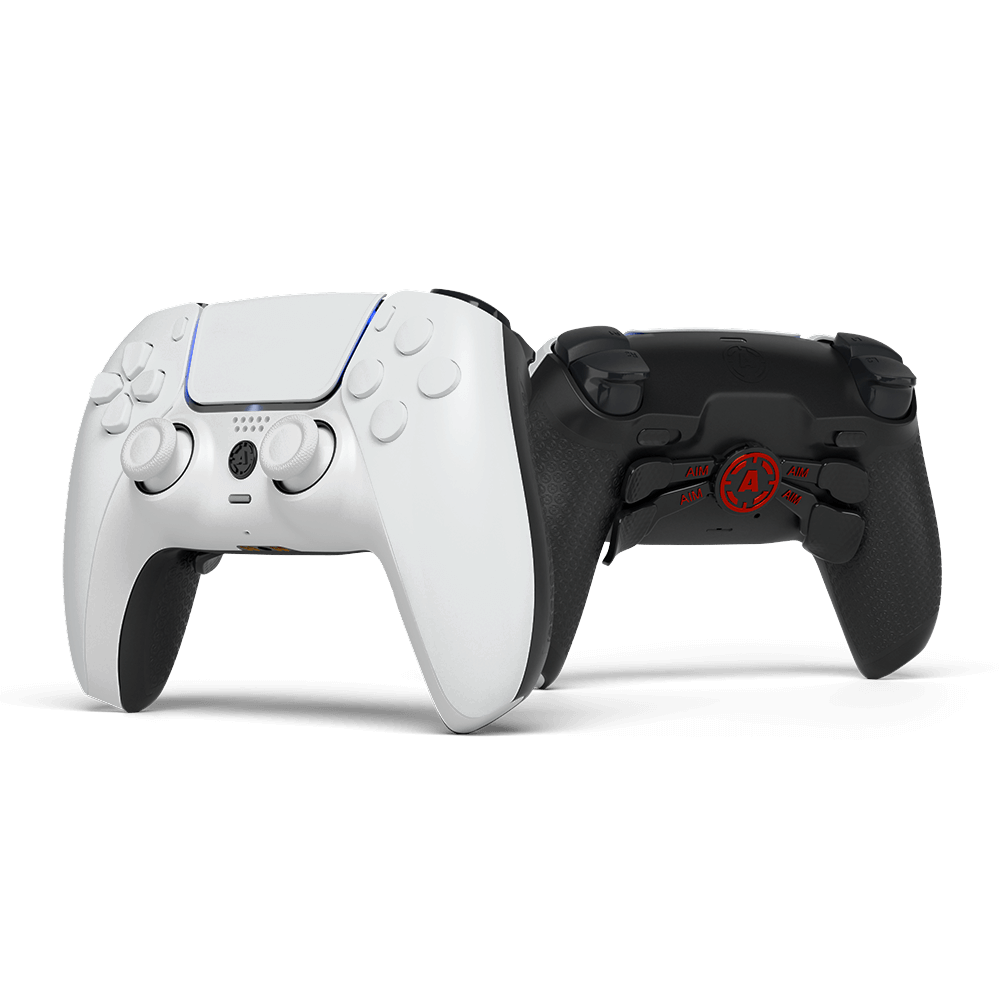 White Matte PS5 Aim Controller AimControllers