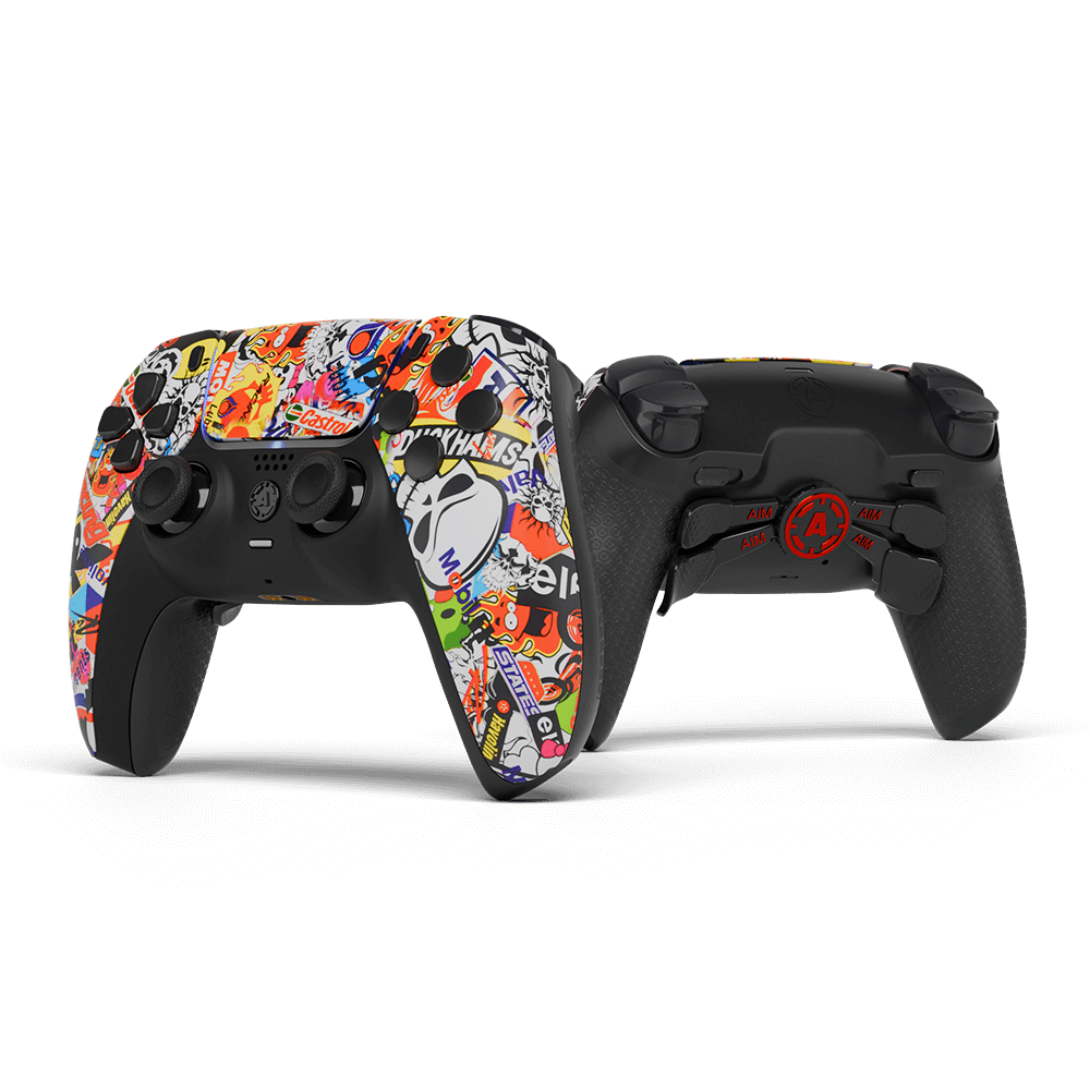 Sticker Bomb PS5 Aim Controller AimControllers