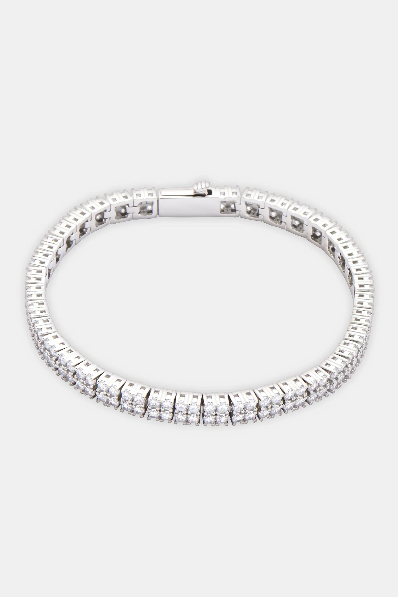 Iced Double Row Tennis Bracelet Cernucci