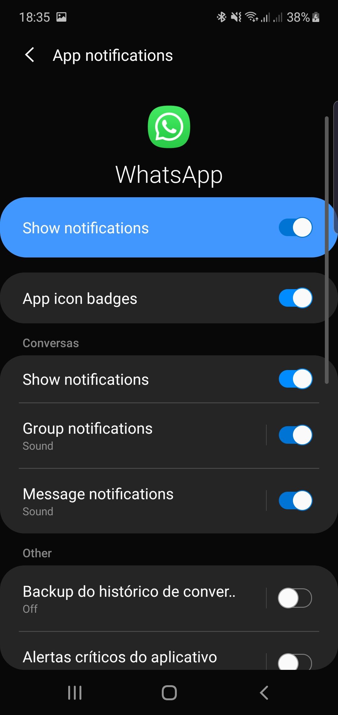 Whatsapp notifications issue Samsung Community