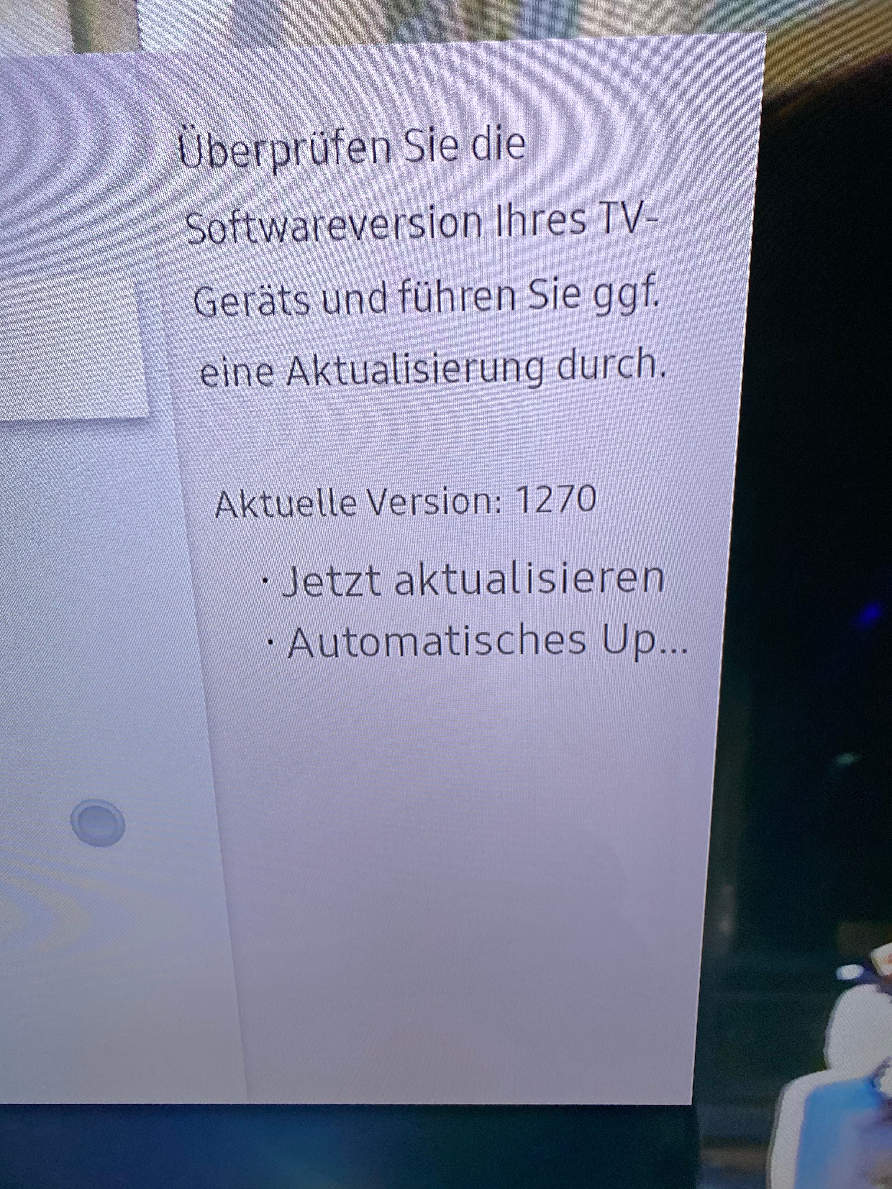 Gelöst TV Samsung UE75MU6179UXZG Verliert HDMI ARC Einstellungen für