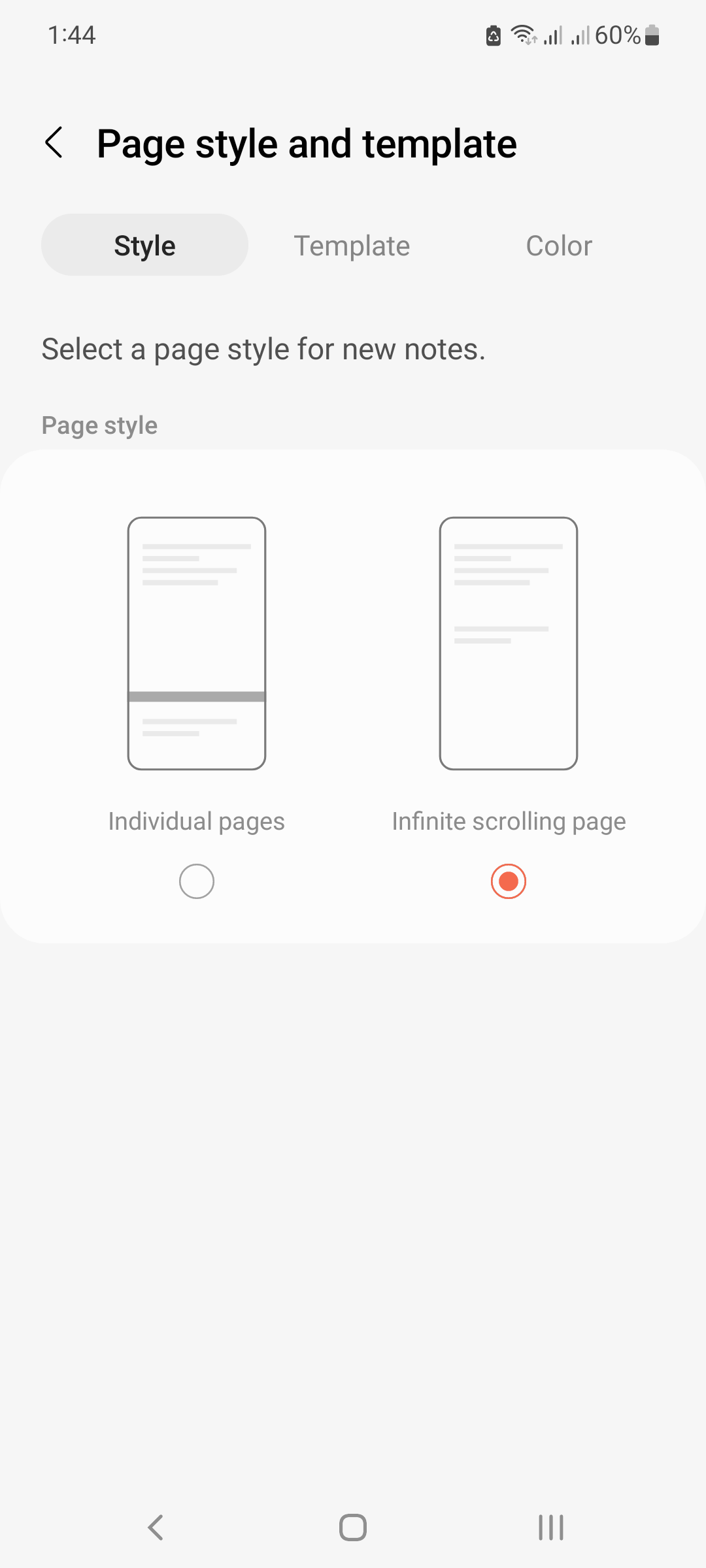 Samsung notes Infinite paper Samsung Community
