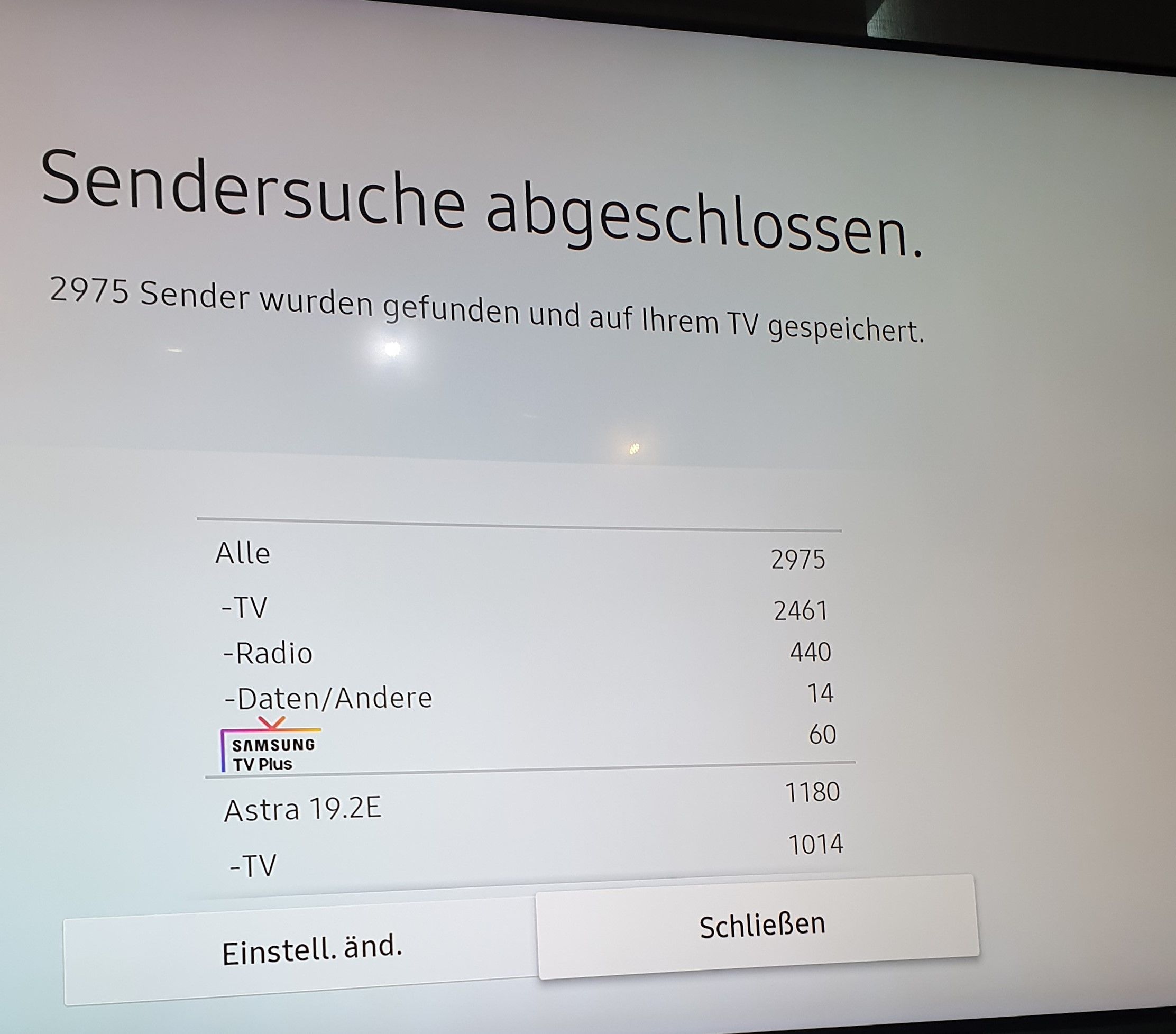 SatelittensenderChaos bei DualEmpfang Astra/Hotbird Samsung Community
