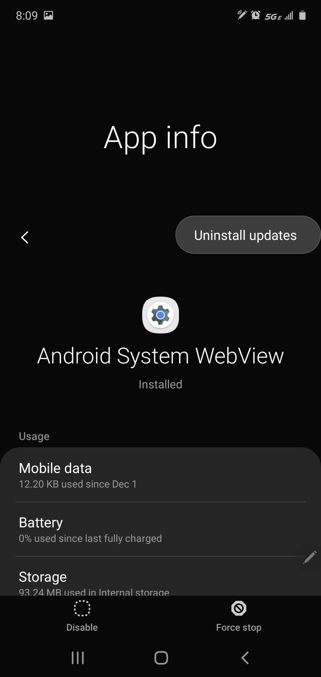 The android webview is a slice of code that lets a developer open web content inside of their app like described above. Solved: Android System WebView update problem - Samsung ...