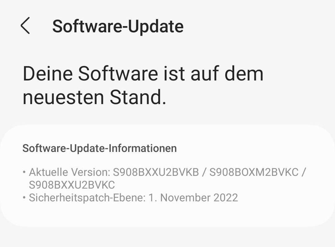 Gelöst Samsung S22 Ultra Update über Smart Switch Samsung Community