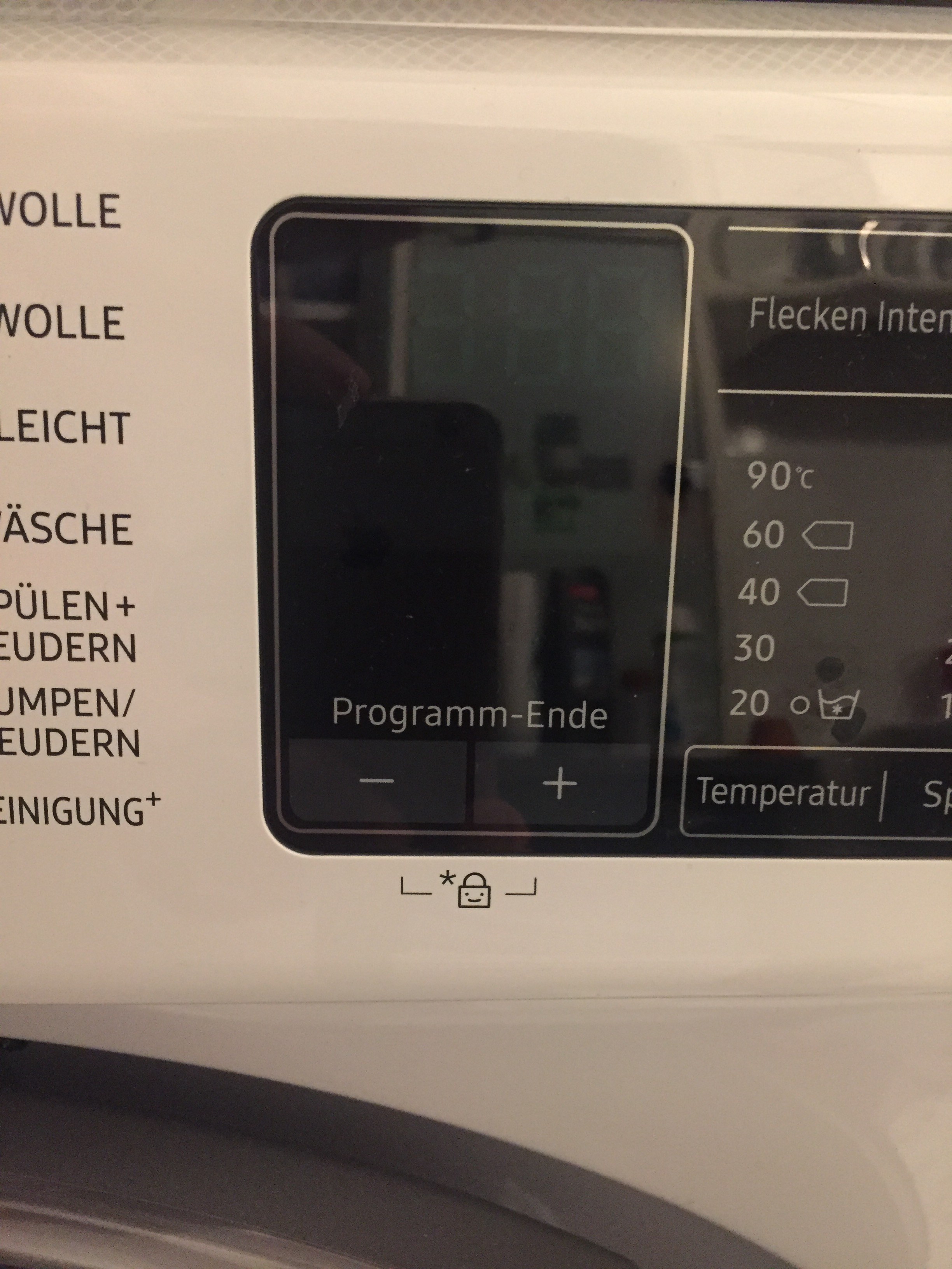 Samsung Waschtrockner Symbolerklärung