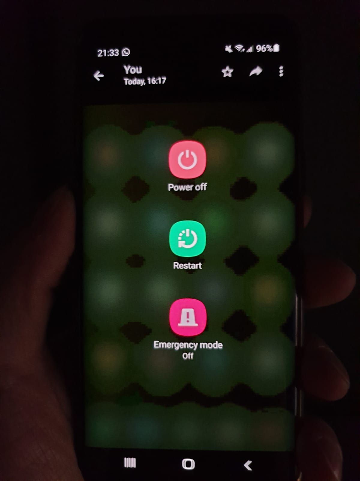 S9 suddenly washed out colors, black crush Samsung Community