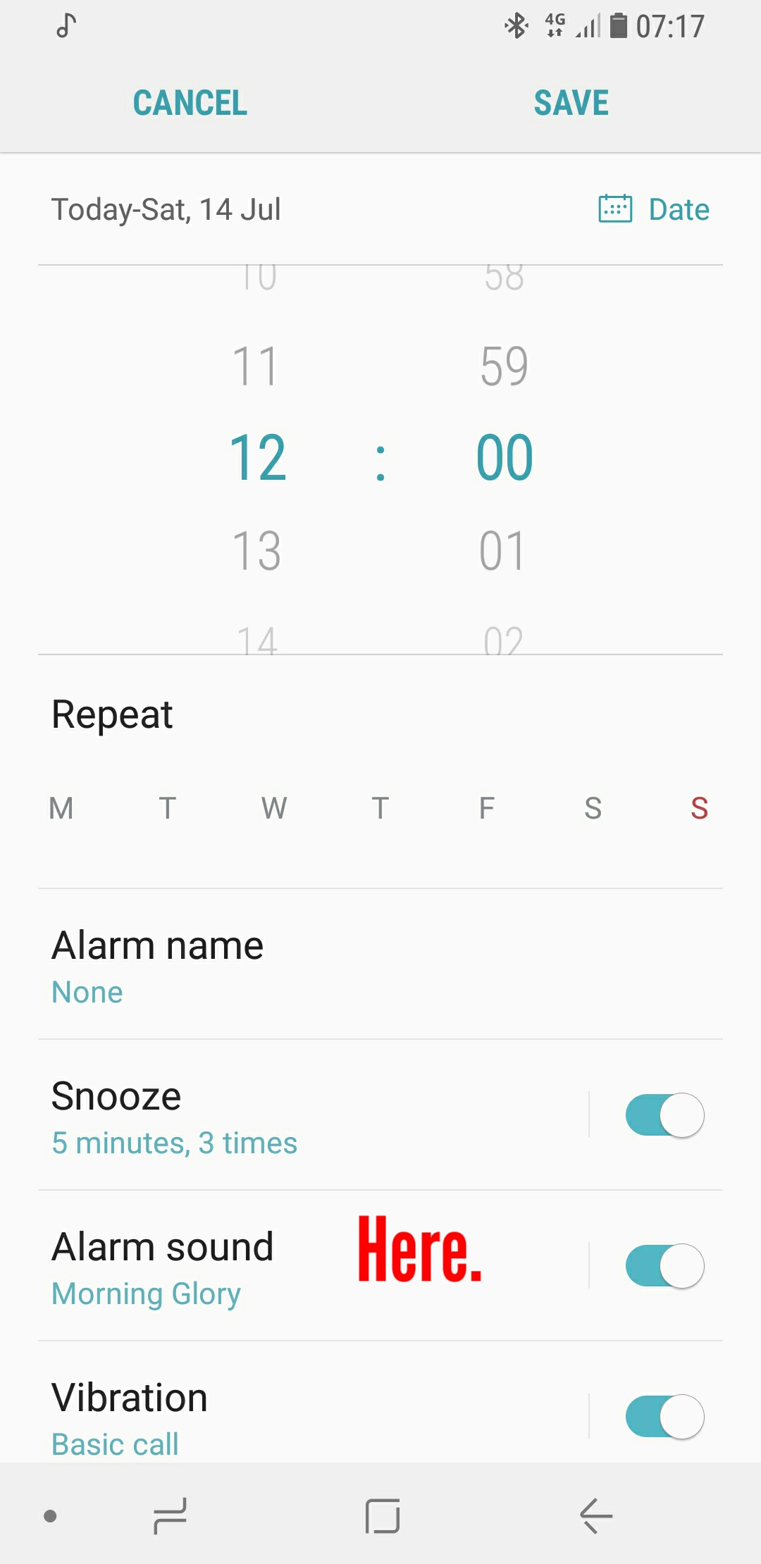 Solved How do i change the alarm sound Samsung Community