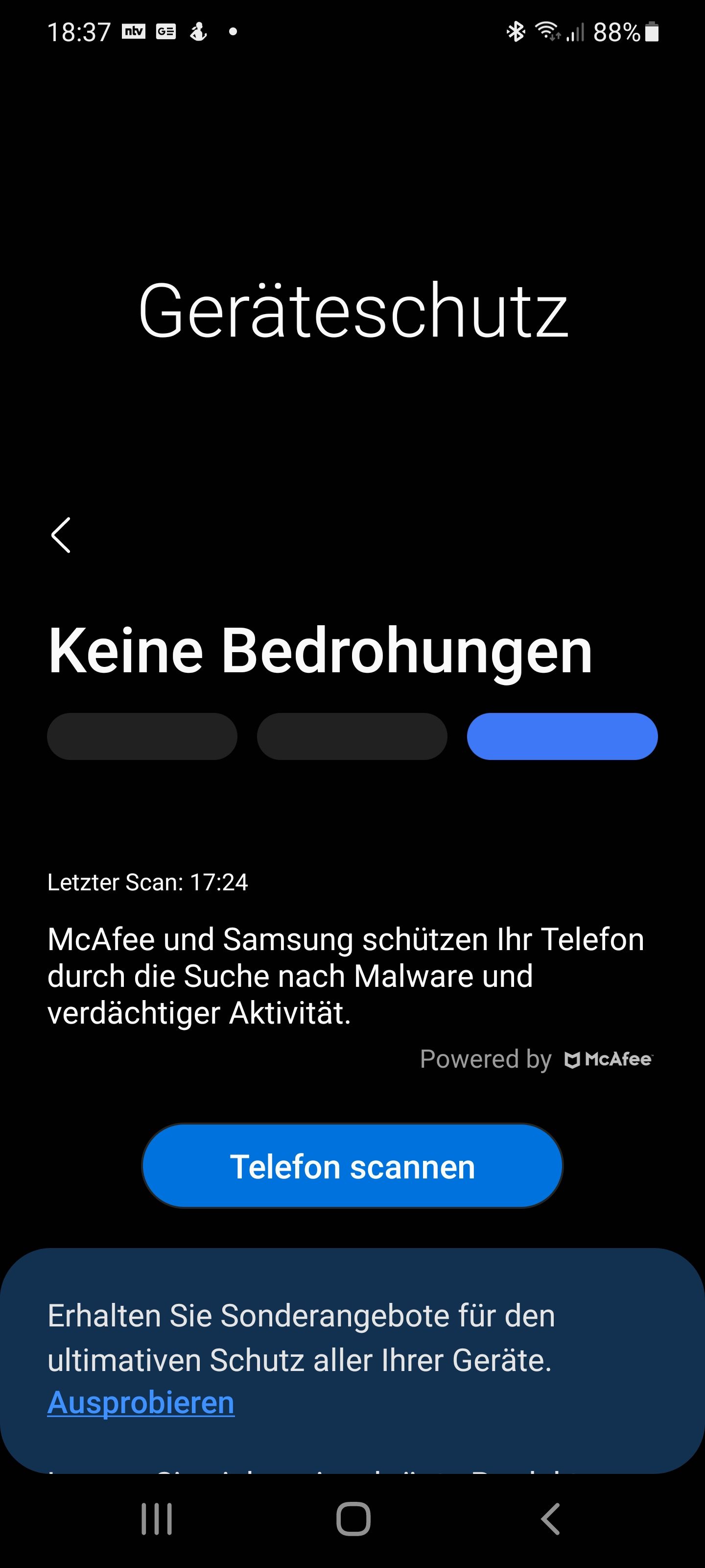 Android 11 und der "Geräteschutz" Samsung Community