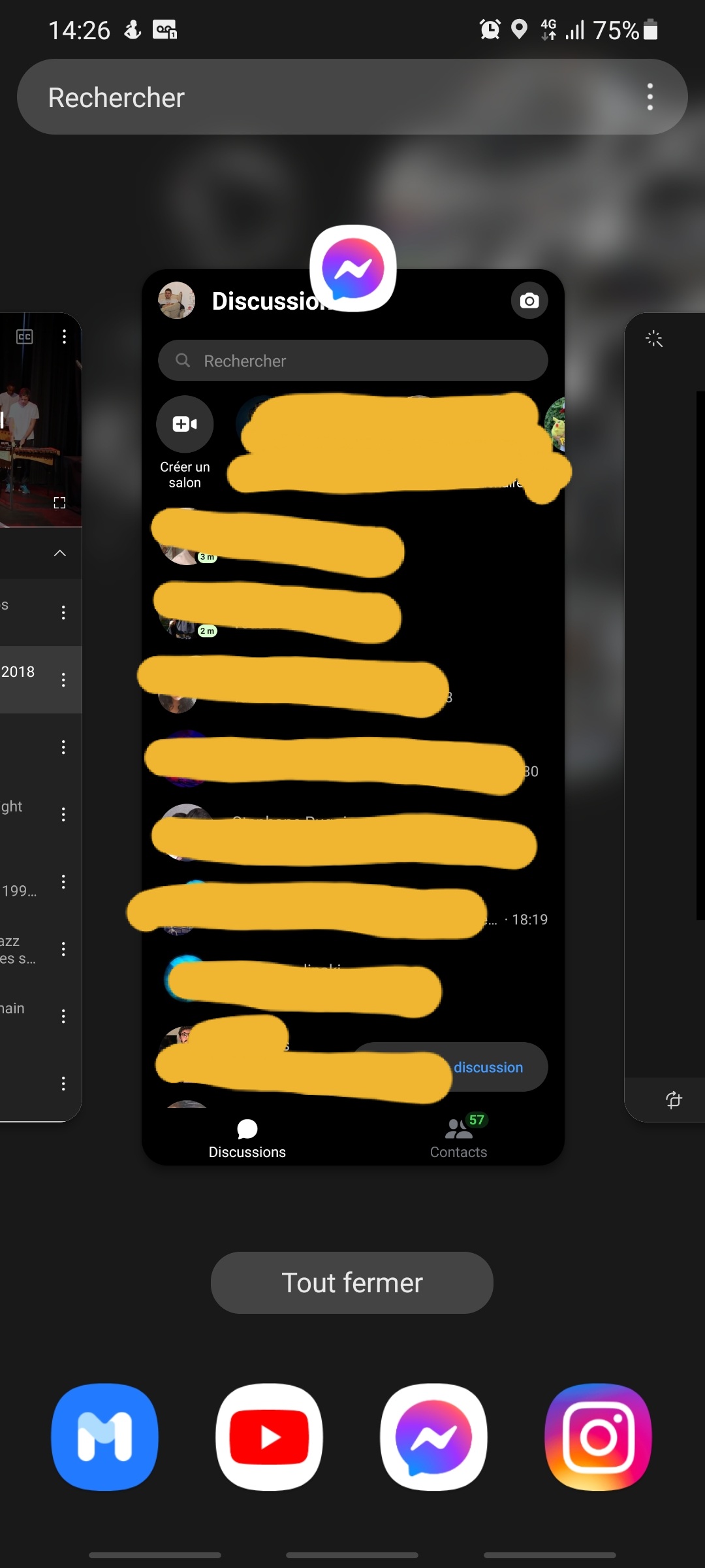 Problème envoie message vocaux messenger depuis la dernière mise à