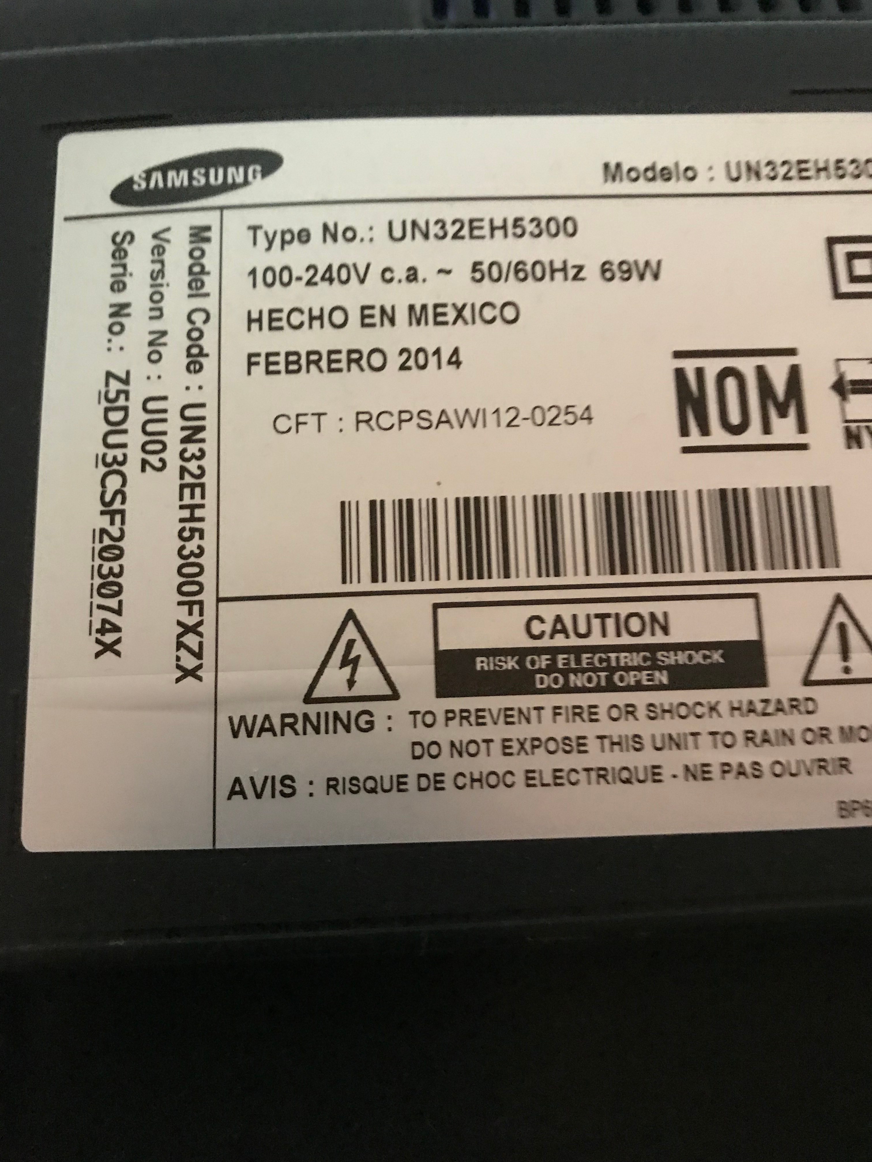 Solucionado UE55ES6100WXXC — ERRORCODE 012 Samsung Community
