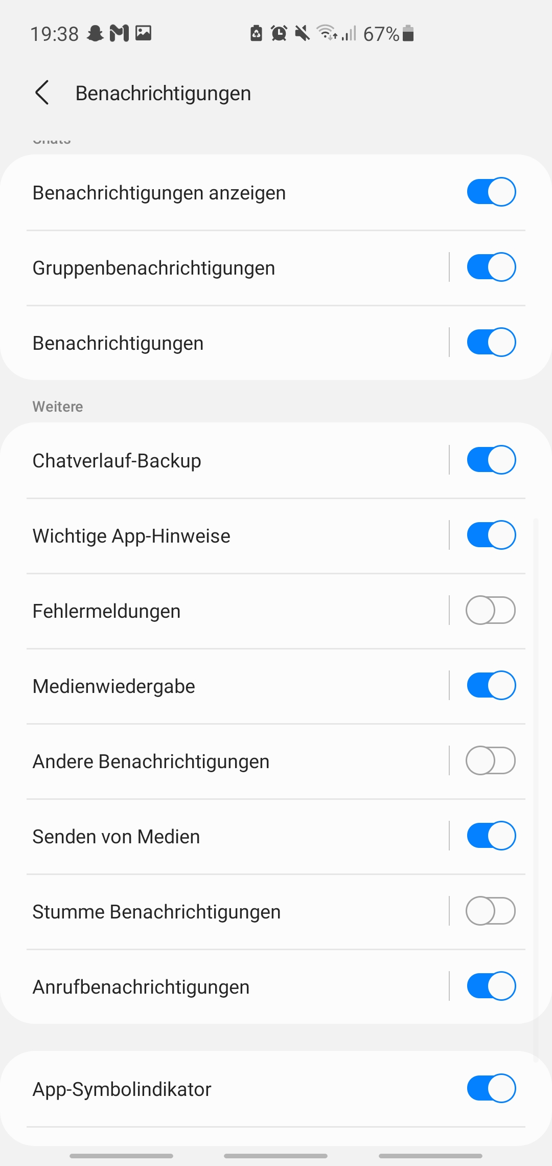 Gelöst Whatsapp Benachrichtigung Samsung Community