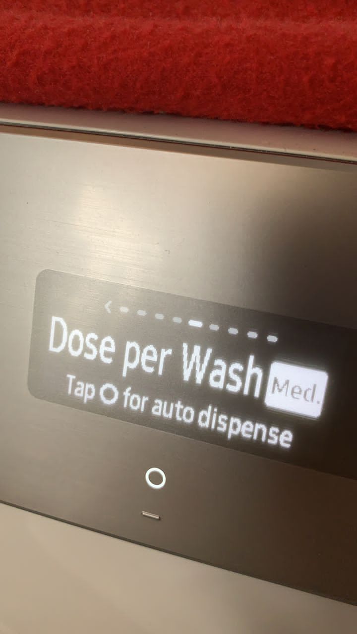 WW13TP44DSH auto dispenser for liquid detergent and softener not