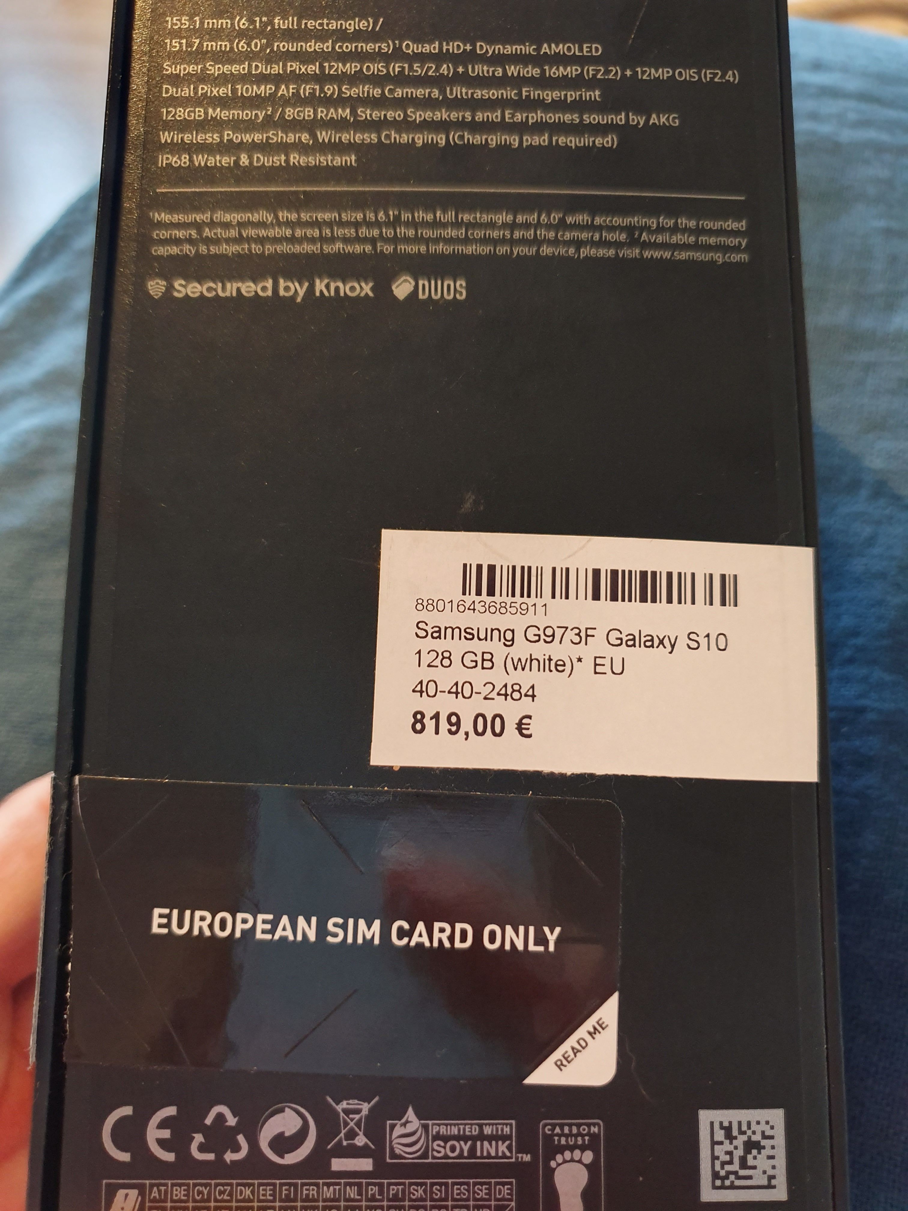 Griechisches Galaxy S10 mit vermutlich britischer Firmware? Seite 4