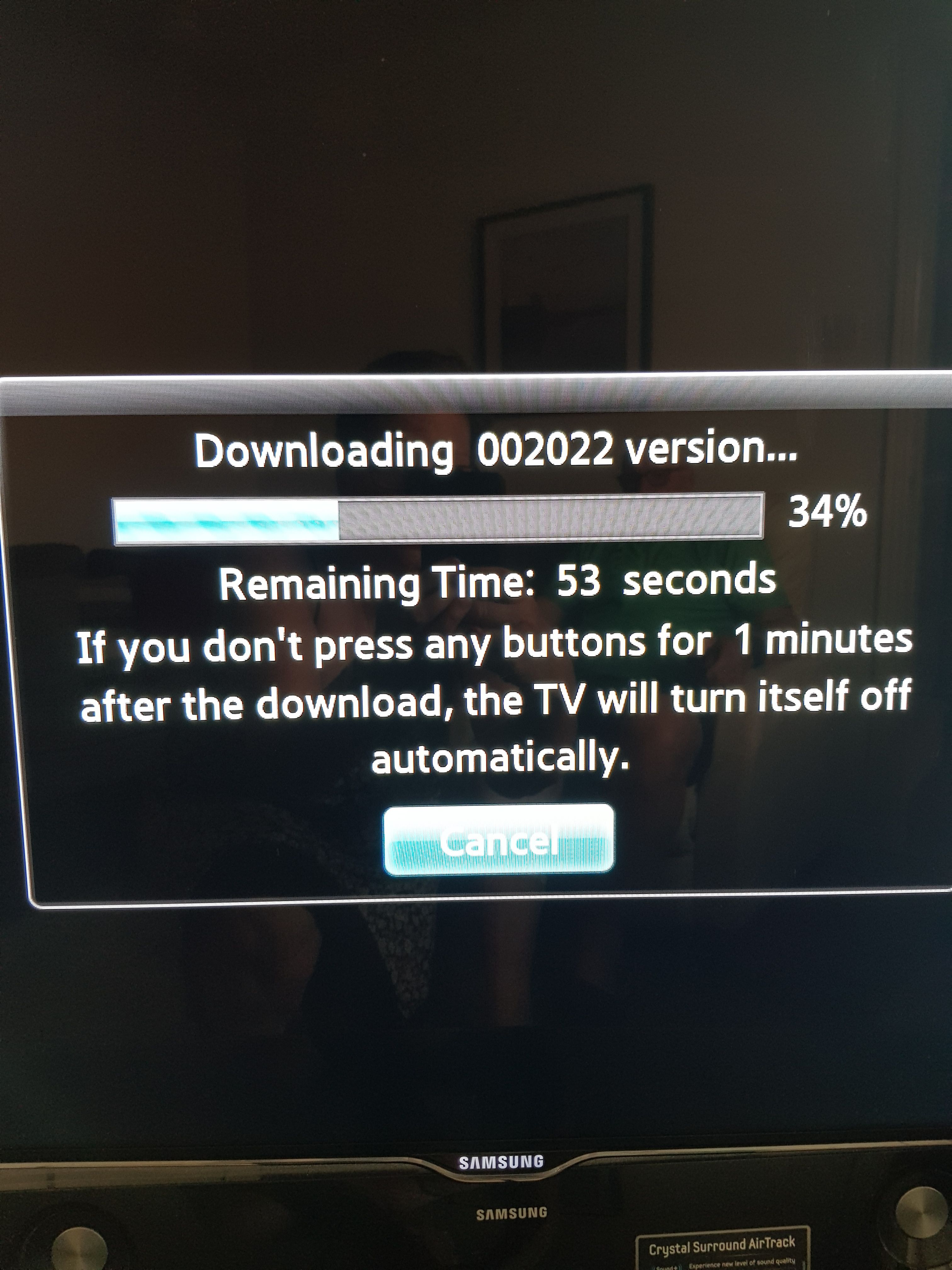 Solved My smasung tv won't connect to the Error_exe_001 and