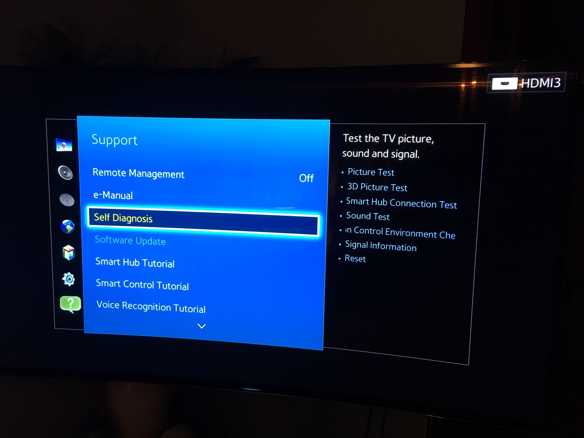 LED Curved TV UE55HU8500TXXU Horizontal interference Lines across
