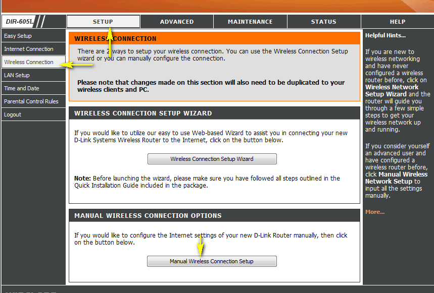 How do I change the channel on my router? DLink UK