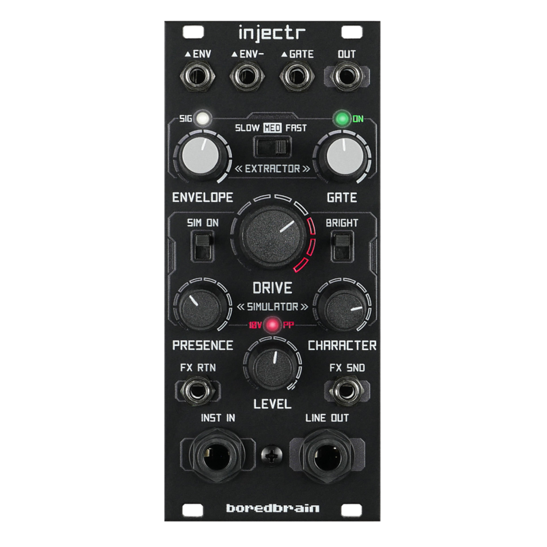 Boredbrain Injectr Eurorack Electric Guitar Interface Module Elevator