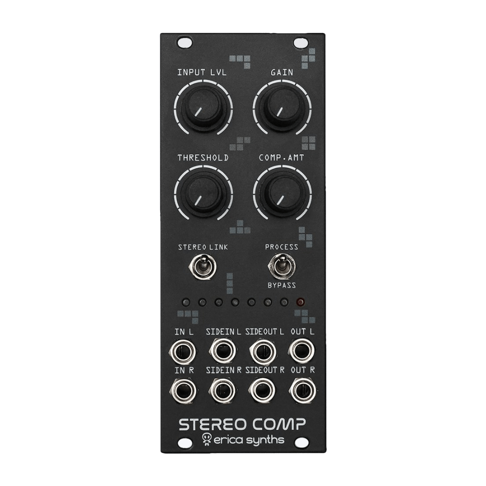 Erica Synths Stereo Compressor Eurorack Module Elevator Sound Europe