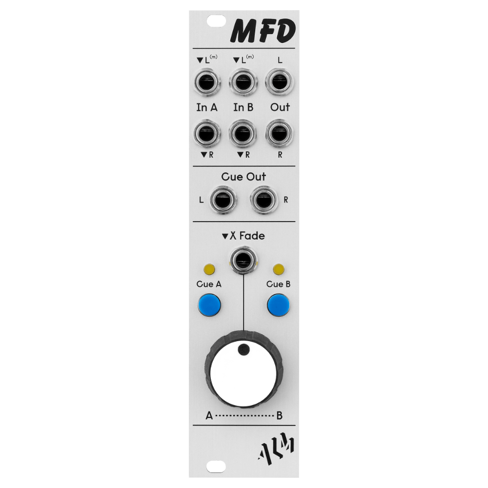 ALM Busy Circuits MFD DJ Crossfader and Stereo VCA Eurorack Module
