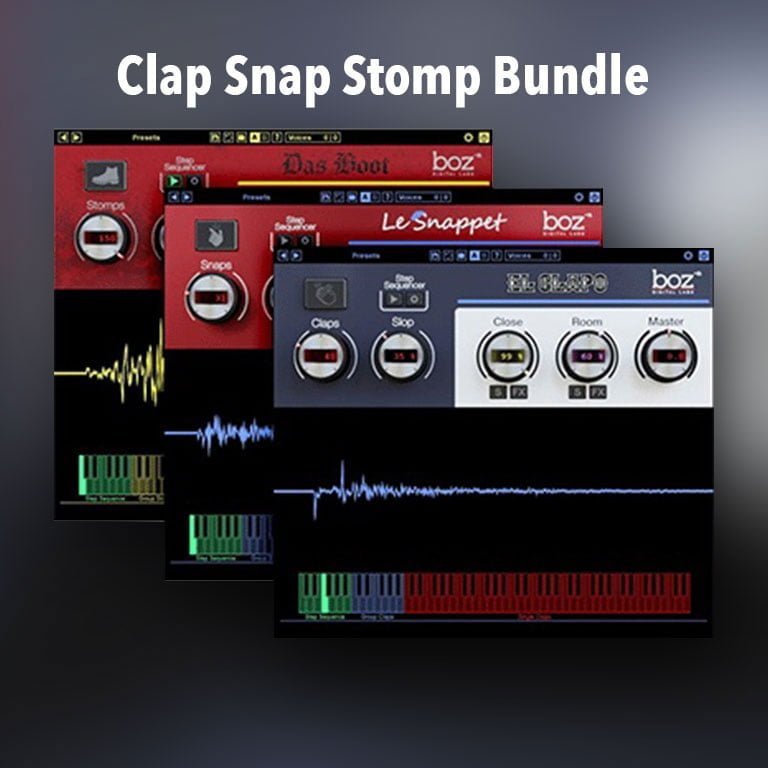 Boz Clap Snap Stomp Bundle PluginsMasters