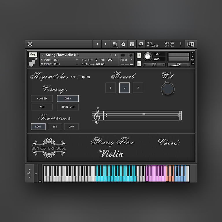 String Flow Violin BEN OSTERHOUSE PluginsMasters