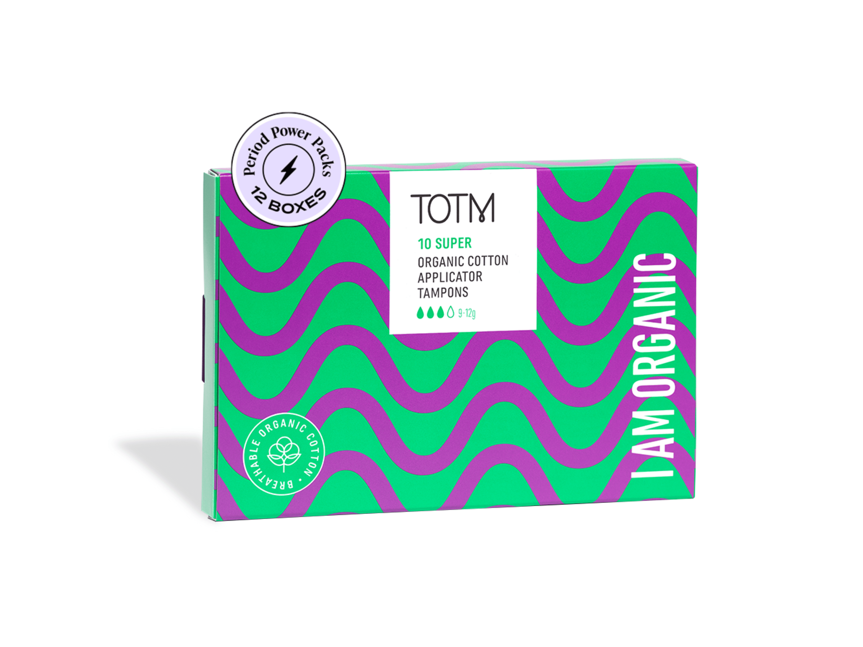 TOTM Period Power Pack 120 Super Applicator Tampons TOTM