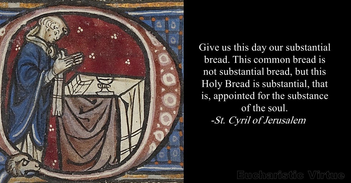 St. Cyril of Jerusalem Archives Eucharistic Virtue