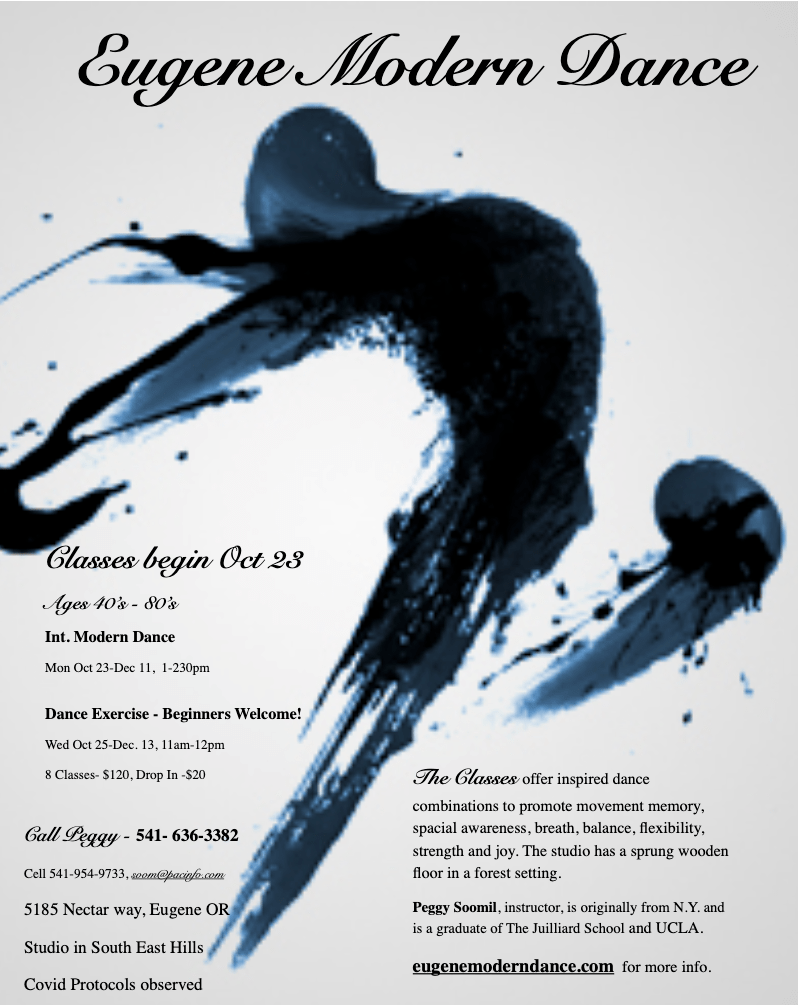 Classes Eugene Modern Dance