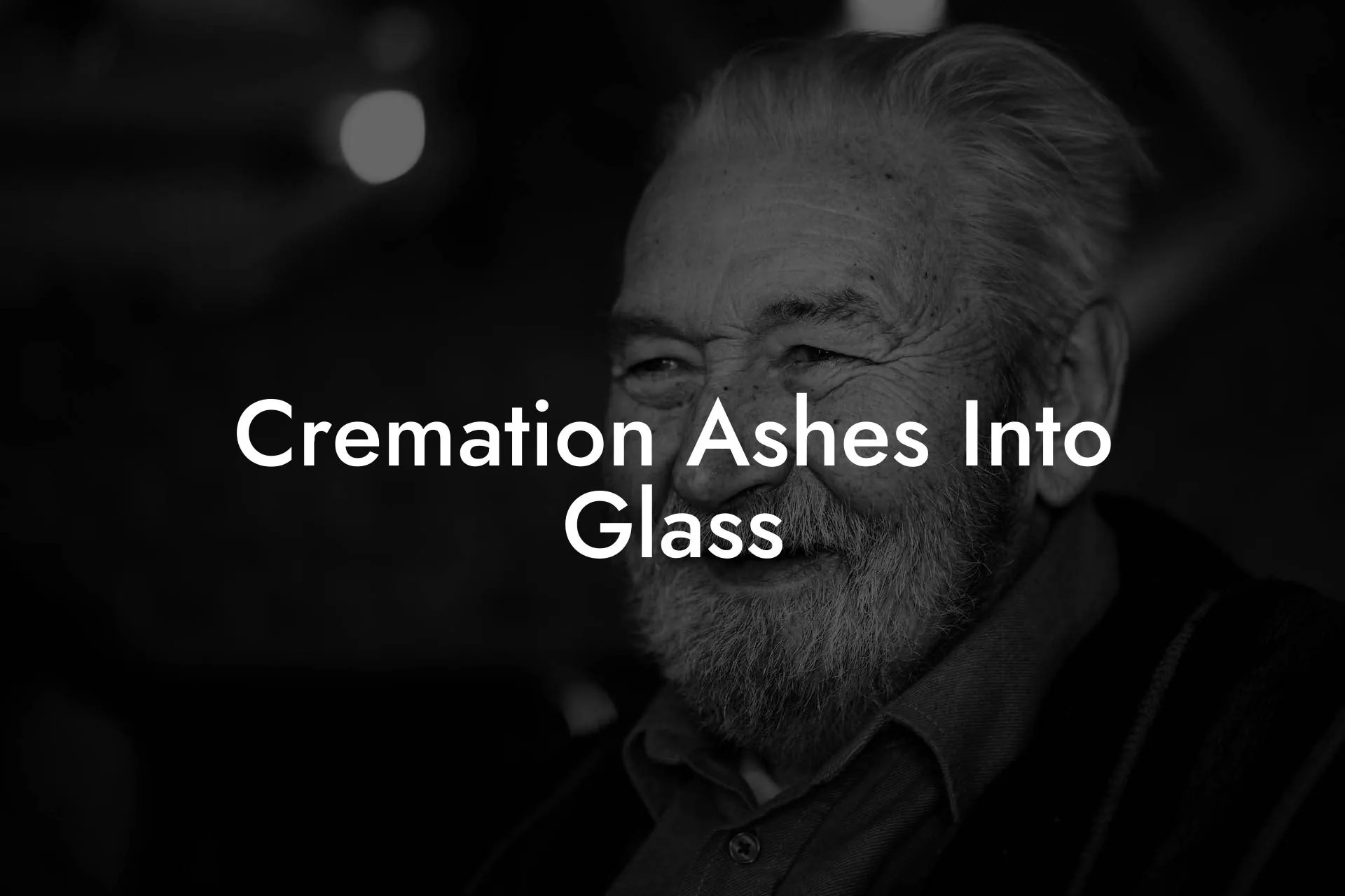 Cremation Ashes Into Glass Eulogy Assistant