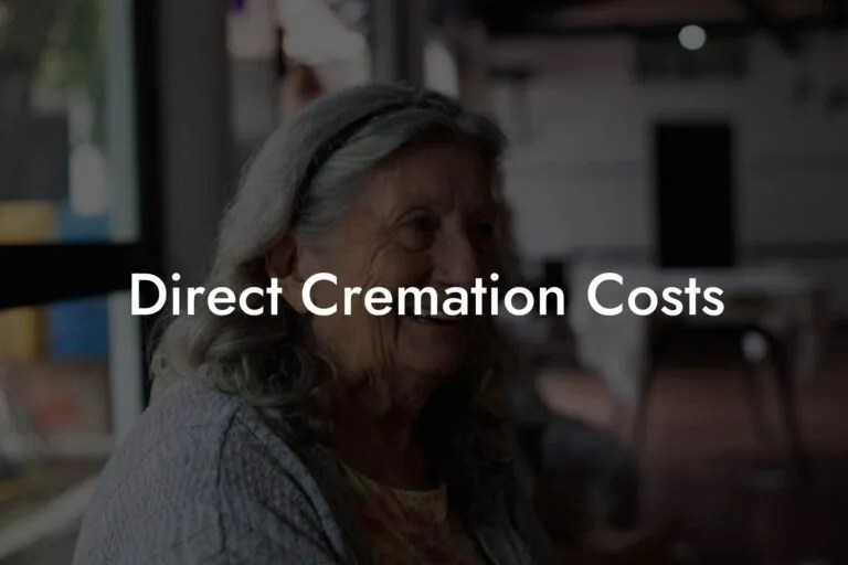 Direct Cremation Costs Eulogy Assistant