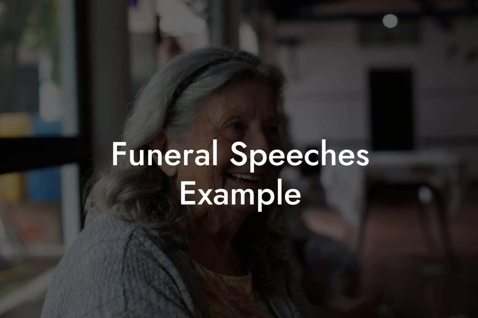 Funeral Speeches Example Eulogy Assistant