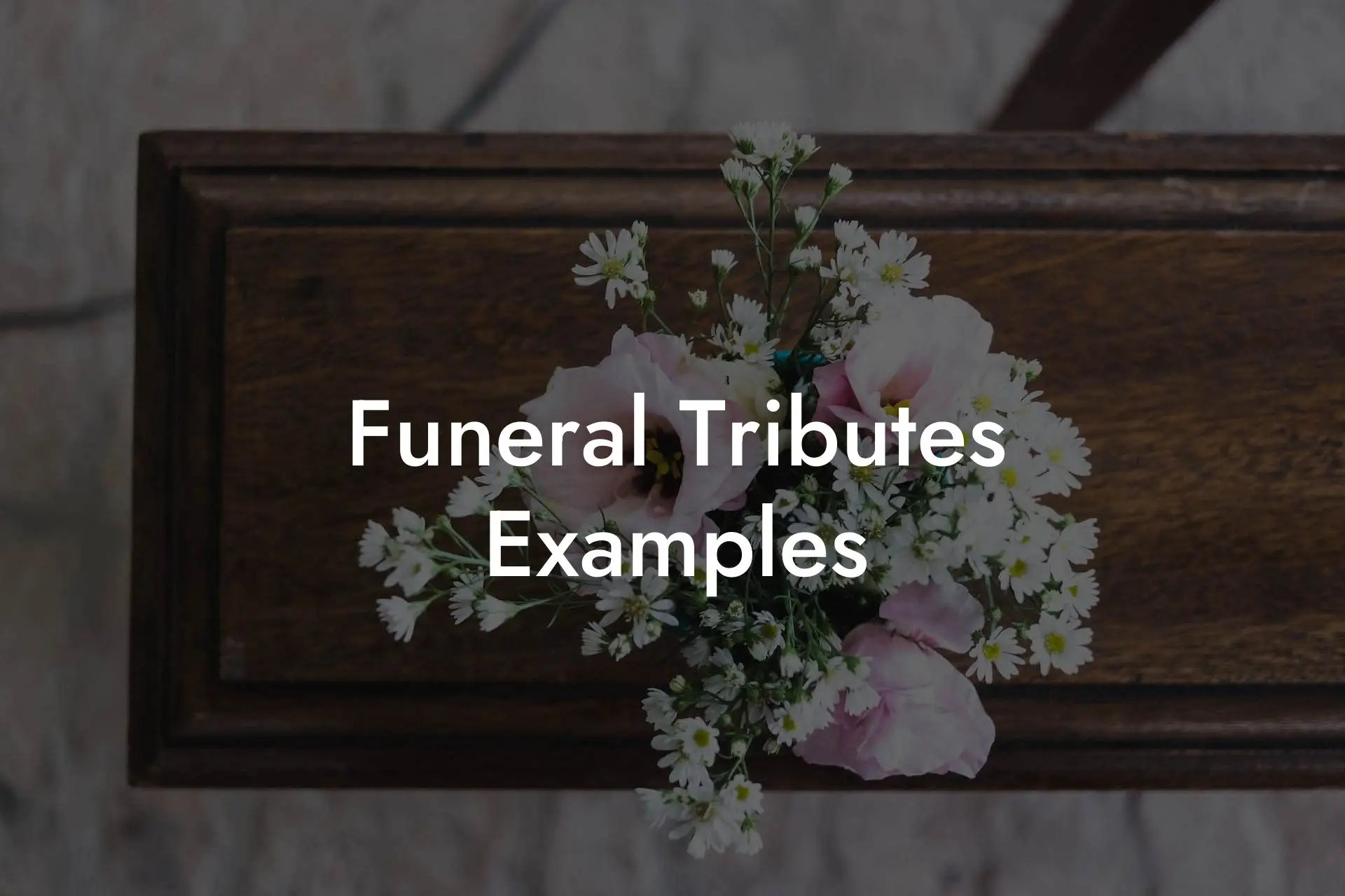 Funeral Tributes Examples Eulogy Assistant