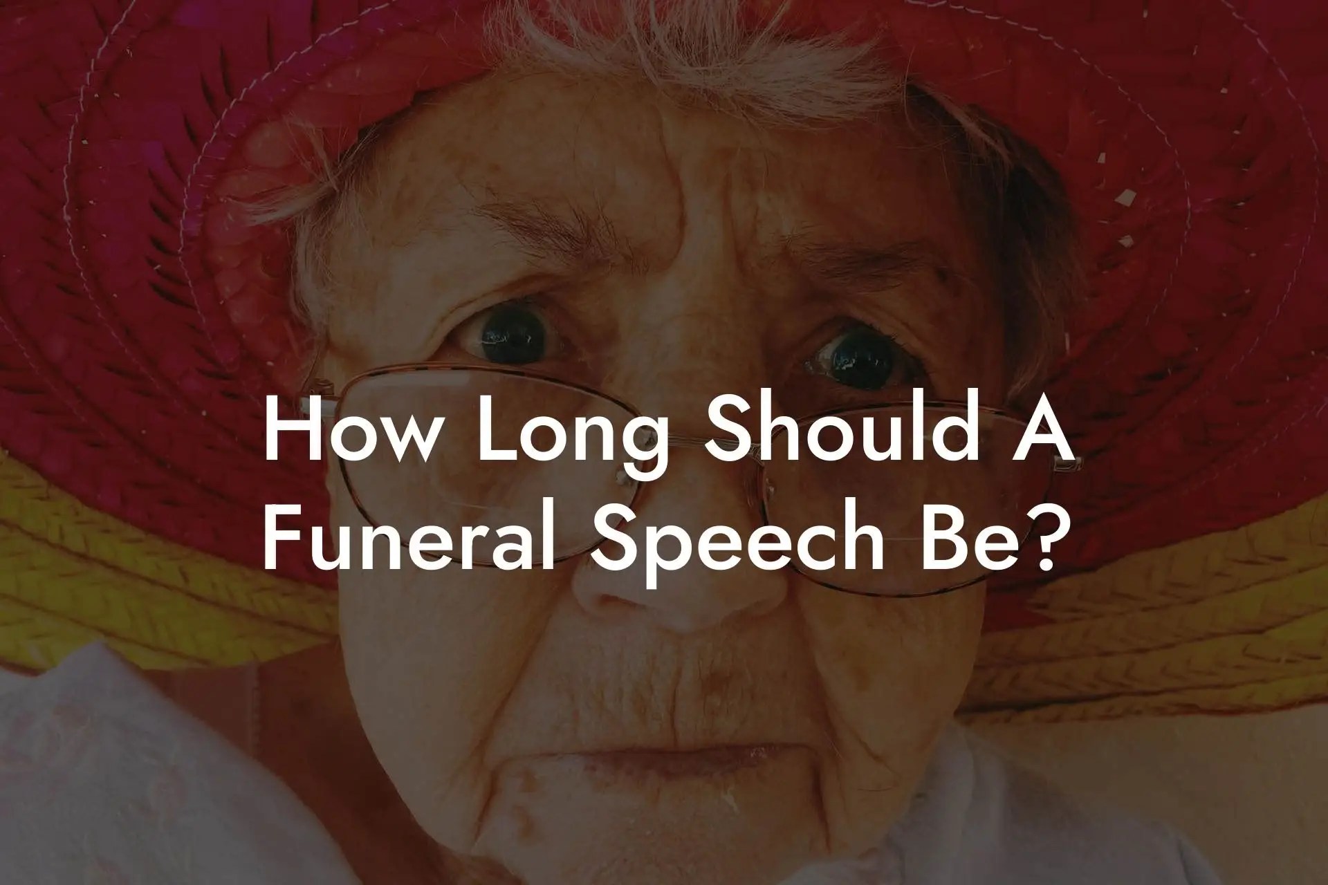 How Long Should A Funeral Speech Be? Eulogy Assistant