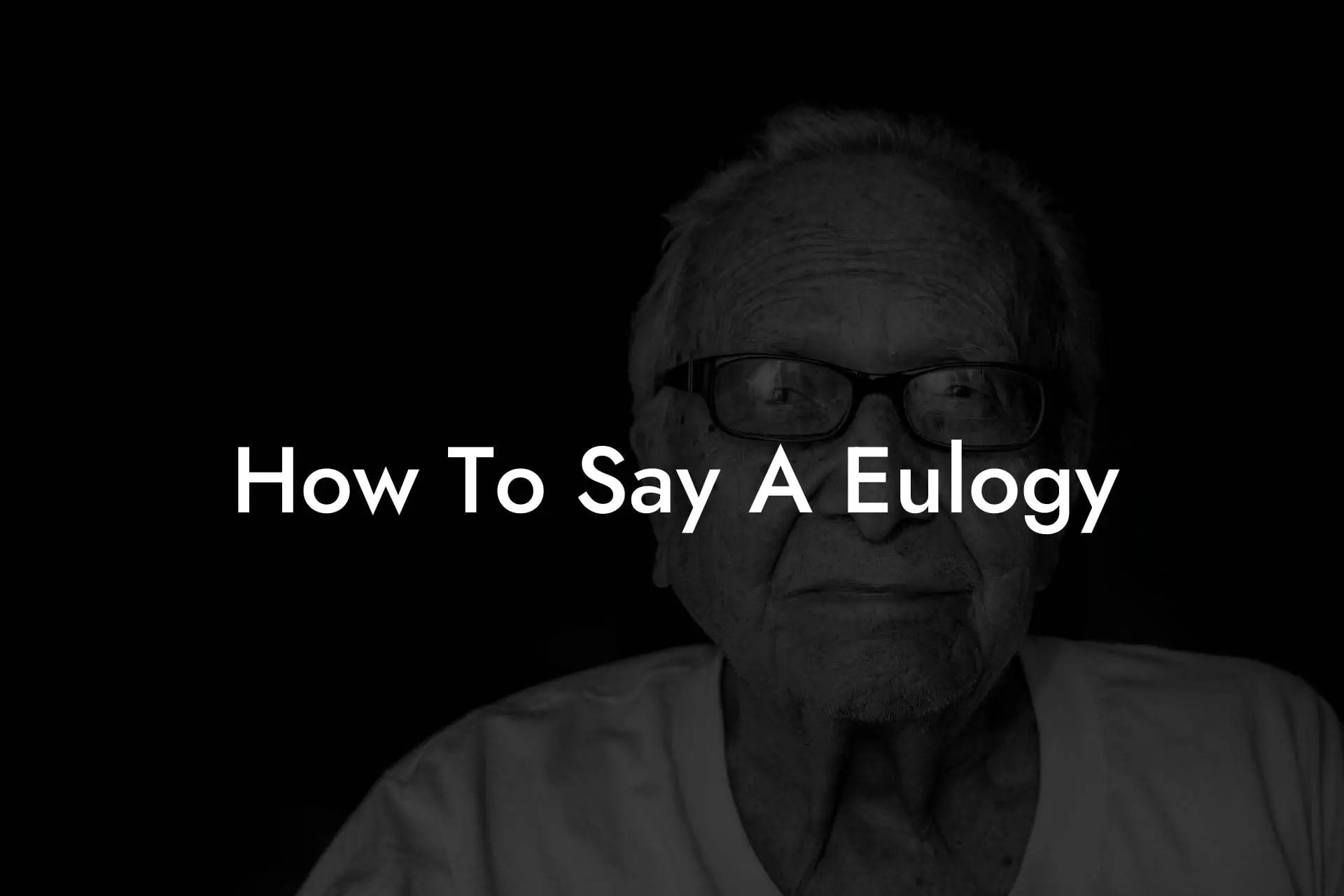 How To Say A Eulogy Eulogy Assistant