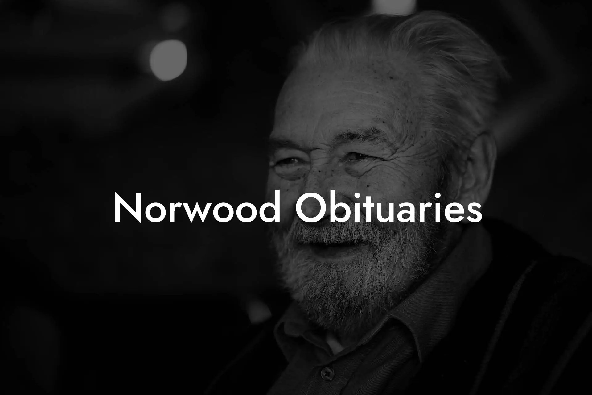 Norwood Obituaries Eulogy Assistant