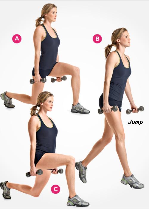 Lunge Split Jumps