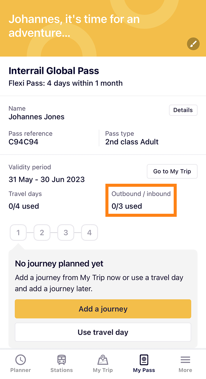 Extra outbound/inbound journeys visible on the Rail Planner app Eurail Knowledge Base