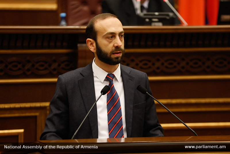 New Armenian parliament sees sparring between two opposition parties