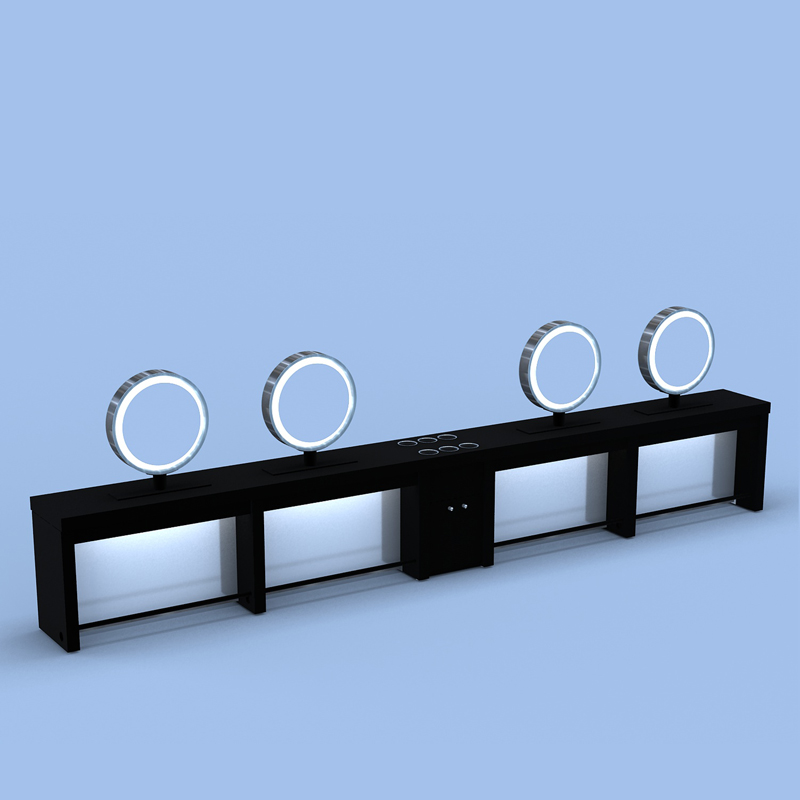 Round Mirror Color Application Table Eurisko Design