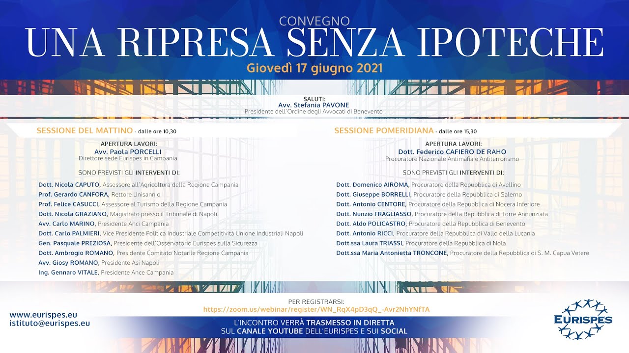 Webinar Proceedings. "A Recovery Without Mortgages". - Eurispes 720_x_1280_jpg