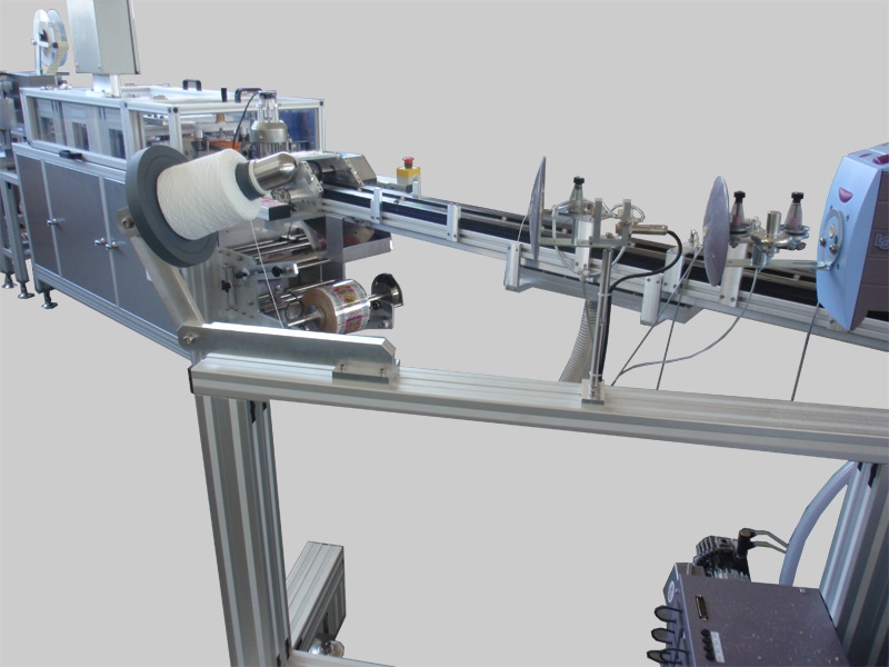 Line for production and wrapping of dry air fresheners Евромашин