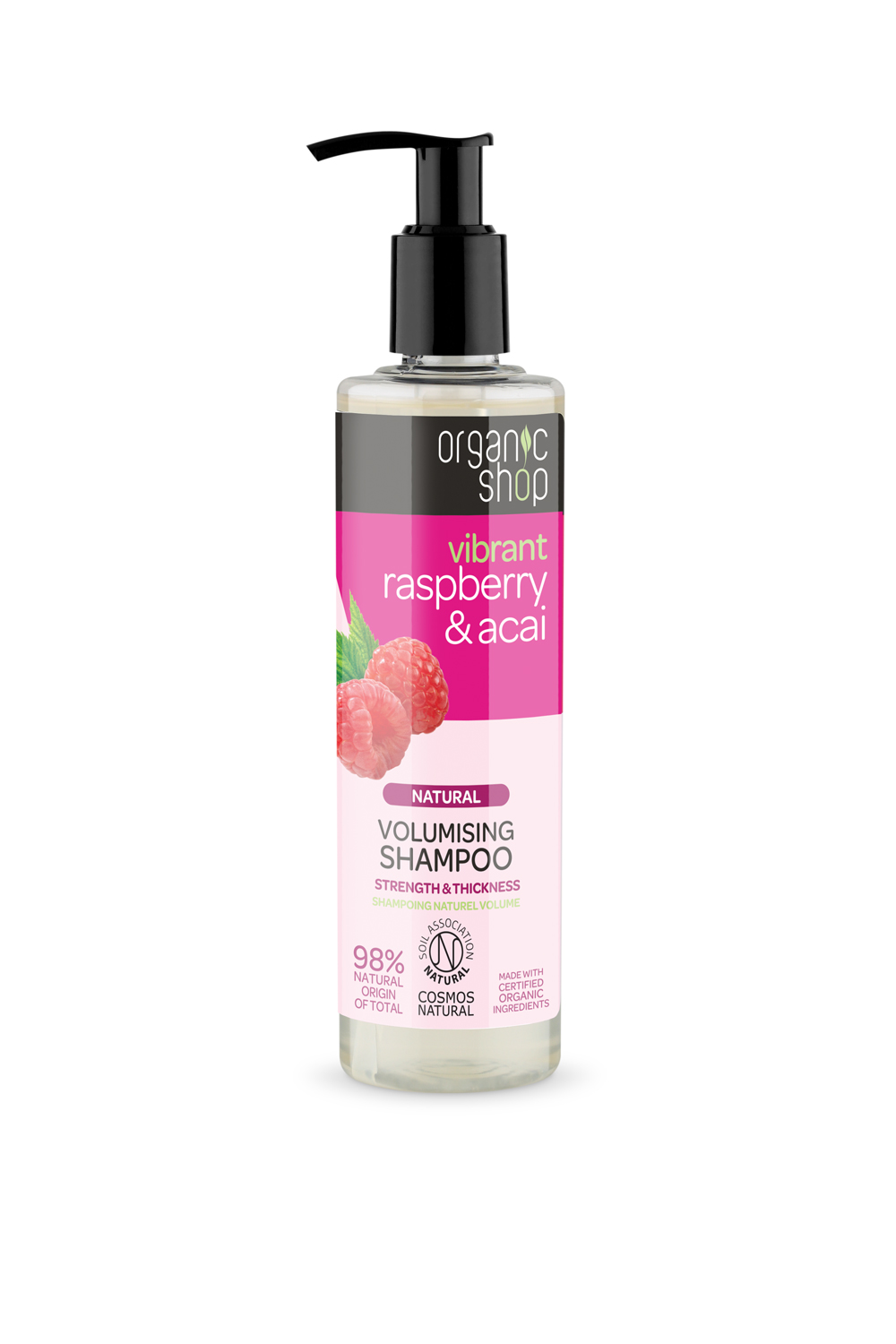 Organic Raspberry&Acai Volumising Shampoo