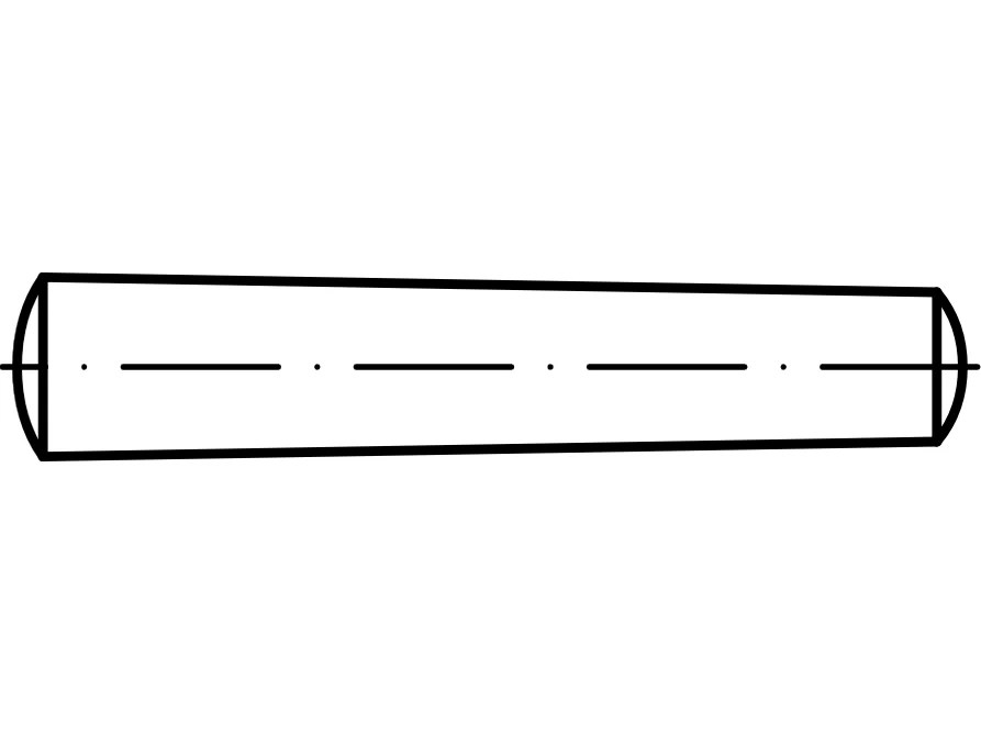 DIN 1 / ISO 2339 / PN 85020 tapered pins EUROBOLT