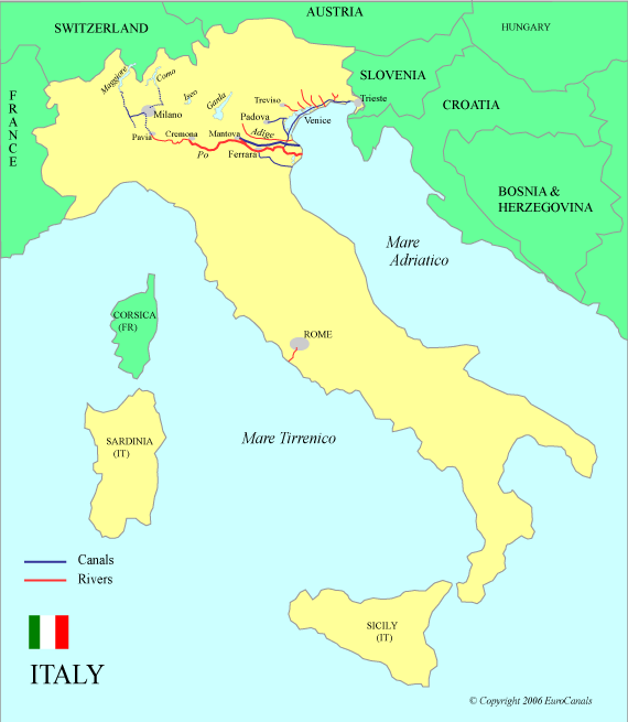 Waterways of Italy
